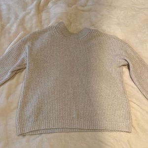 Cream American Eagle Oversized Sweater Size XS